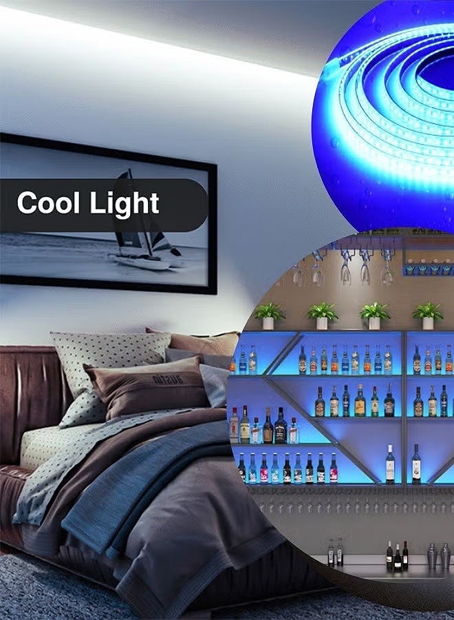 Comysubao 5V USB LED Light Strip Wall Strip Lights Easy to Install, With Good Functionality Flexible Under Cabinet Light for TV Backlighting, Gaming Room, Bedroom, And Indoor Decor, 2m Blue - Image 5